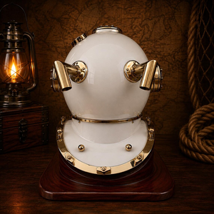 Réplica del Casco de Buceo Mark V de la Marina de los Estados Unidos, Casco de Buceo Profundo, Estilo Náutico Vintage, Decoración Steampunk, Artículo Coleccionable - Product Image 4