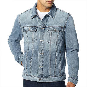 Chaqueta vaquera barata de nueva moda 2024, Chaquetas vaqueras de nuevo diseño para hombre, chaqueta vaquera transpirable de alta calidad para hombre - Product Image 1