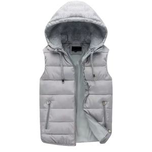 Qualité De Mode Vêtements D'hiver Down Puffer À Capuche Veste Gilet Moitié Veste Sans Manches Pour Hommes Sans Manches Puffer Vestes - Product Image 6