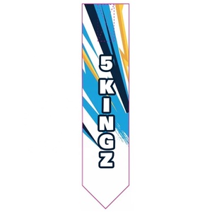 แท็กกีฬารักบี้ 5Kingz คุณภาพสูง แท็กสำหรับรักบี้ลีก ดีไซน์เชฟรอน สีน้ำเงินเหลือง ทนทาน น้ำหนักเบา เป็นมิตรกับสิ่งแวดล้อม สำหรับกีฬาทีม - Product Image 5