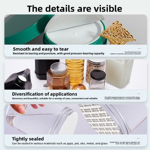 R-pack chống ẩm phòng chống rò rỉ chất lỏng cảm ứng lá con dấu nắp chai nắp với nhôm Gasket cho chai nhựa - Product Image 4