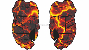 Gants de hockey sur glace en cuir sublimé ADDOS, nouveau design, avec logo personnalisé pour l'automne - Product Image 2