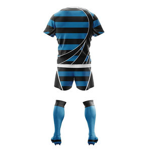 Nuevos Uniformes de Rugby Cosidos de Alta Calidad con Diseño Personalizado, Uniforme de Rugby Cómodo para Hombre, Incluye Pantalones Cortos - Product Image 2