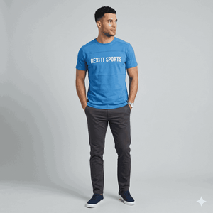 T-shirt Homme Oversize Personnalisé en Coton Lourd, Col Rond Uni, Technique Lavée, Vente en Gros - Product Image 4