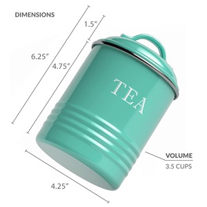 Green Stainless Steel Canister With Airtight <b>Lid</b> Ideal For Kitchen Storage Modern Countertop <b>Decor</b> And Daily Use Container - Product Image 5