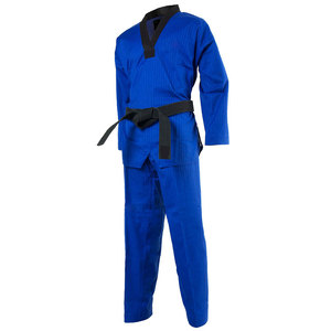 Vêtement de Taekwondo OEM en Coton Léger et Durable à Manches Longues, Logo Personnalisé, Toutes Tailles Disponibles - Arts Martiaux - Product Image 1