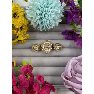 <b>Indian</b> Ethnic Kriti Heritage Adjustable Casual <b>Ring</b> - Product Image 5