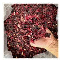 Calices d'hibiscus séchés du Vietnam, qualité supérieure, fleurs entières rouge profond pour tisanes, infusions froides et cuisine