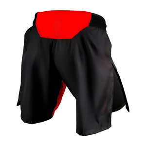 Pantalones Deportivos de Cintura Alta Elásticos de Secado Rápido 100% Poliéster con Logotipo Frontal, Shorts de Muay Thai para Entrenamiento de Boxeo y Artes Marciales - Product Image 3