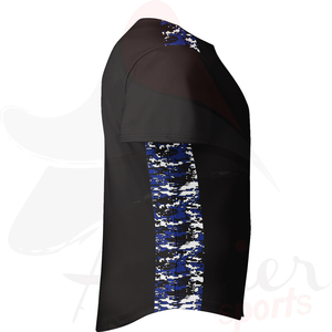 Chemises de baseball à rayures personnalisées à prix d'usine, impression par sublimation, motif à rayures, prix bas - Product Image 3
