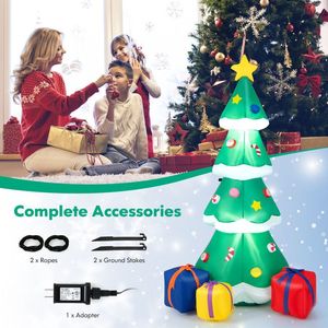 Albero di Natale Gonfiabile Alto 1,8 Metri per Decorazioni Esterne con 3 Scatole Regalo - Product Image 6