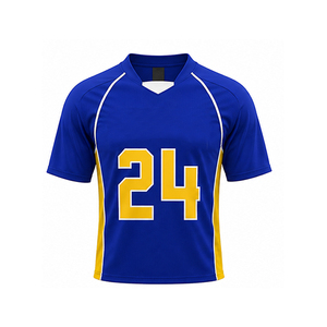 Uniforme de lacrosse sur mesure avec impression numérique entièrement sublimée, prix bas, ensemble de maillots de lacrosse à manches courtes - Product Image 4