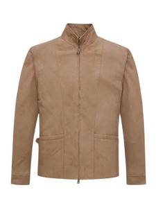 Veste en cuir marron Johnny Depp - Product Image 1