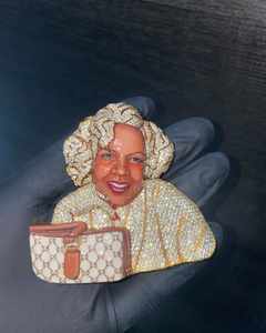 Colgantes Personalizados con Aspecto 3D, Plata 925, Oro Real, Moissanita VVS, Estilo Hip Hop, Joyería Esmaltada, Certificación GRA, Unisex - Product Image 3