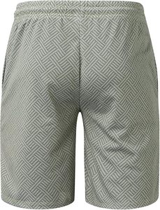 Ensemble polo et short pour homme, couleur contrastée, tricot à manches courtes, respirant, décontracté, pour l'été - Product Image 5
