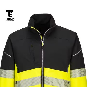 Vestes de sécurité réfléchissantes pour hommes de qualité supérieure, légères et durables, pour les travaux en extérieur, les chantiers de construction et l'entretien routier - Product Image 5