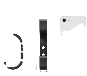 Heavy Duty Aluminium Wall Mount Coat <b>Hook</b> Hanger and <b>Hooks</b> for Hanging Baseball Caps <b>Towels</b>-Wall Mounted Coat Hanger - Product Image 1