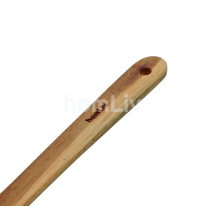 Espátula de Madera de Teca Natural Deka, Sostenible, Segura para Alimentos, Sin Pintura ni Barniz, Halal, Personalizada para Cocina - Product Image 3