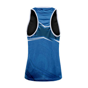 Camiseta sin mangas blanca de alta calidad para mujer, camiseta sin mangas para sublimación, ropa informal para dama, estampado personalizado de verano, algodón, OEM - Product Image 4
