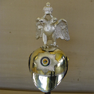 Casque russe à deux becs d'aigle, casque médiéval animal artisanal - Product Image 1