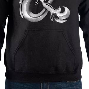 Sudadera con capucha para hombre, de algodón orgánico 100%, diseño impreso DTG, con Logo personalizado, GSM pesado, venta al por mayor - Product Image 3