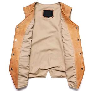 Chaleco de Cuero para Hombre, Alta Calidad, Talla Grande, Invierno, Calefactable, Transpirable, Secado Rápido, Bolsillos Delanteros, MOQ Bajo - Product Image 2
