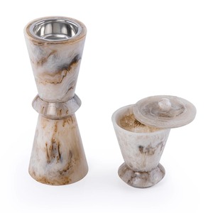 Quemador de Incienso y Porta Incienso de Resina Árabe de Lujo, Elegante Mubkhar Tradicional para Oud, Fragancia de Bakhoor, Decoración Árabe para el Hogar - Product Image 5