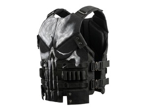 Gilet tactique en cuir Punisher pour homme, costume de cosplay Saison 3 - Product Image 3