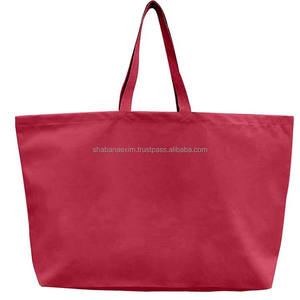 Bolsas de Lona Promocionales Lisas Personalizadas, Bolsas de Lona Reutilizables de Colores Sólidos para el Mercado, Bolsas para Guardar Ropa - Product Image 1