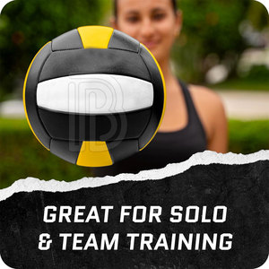 วอลเลย์บอลคุณภาพพรีเมียม สำหรับฝึกซ้อมในร่มและกลางแจ้ง สัมผัสนุ่ม ทนทาน ผลิตจากหนัง PU ระดับมืออาชีพ - Product Image 2