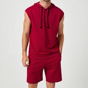 Conjunto de 2 piezas de algodón de alta calidad 2024 para hombre, camiseta y pantalones cortos de gran tamaño con logotipo personalizado, estilo informal, ropa de calle de verano - Product Image 6