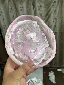 ชามเรซิ่นเฮเซลนัทอบกรอบ |   จานตกแต่งทำมือสีโทนอุ่น ดีไซน์โดดเด่นสำหรับตกแต่งห้องรับประทานอาหาร - Product Image 6