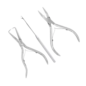 Perfect Locks High Quality 3pcs Set Hair Extension <b>Pliers</b> Tape Application <b>Pliers</b> for Hair Extensions Perfect Locks Brand - Product Image 4
