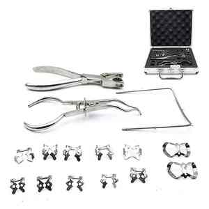 Kit de protection dentaire en caoutchouc avec pinces réutilisables, perforateurs et instruments chirurgicaux par amrid surgical instrument - Product Image 2