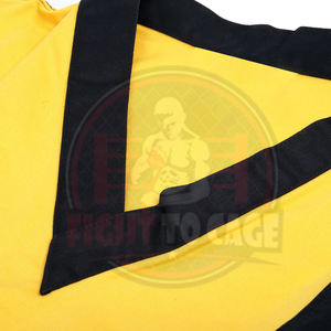 Uniforme de estilo libre negro y rojo de alto rendimiento, lavable a máquina, de manga corta, servicio OEM, para taekwondo y artes marciales - Product Image 6