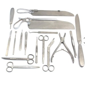 Mejor Precio, Juego de Instrumentos Quirúrgicos Veterinarios Post-mortales Manuales de Acero Inoxidable de Alta Calidad, Clase I Maher CE - Product Image 5