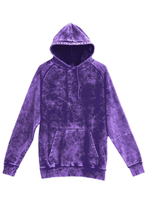 เสื้อฮู้ดดี้สีม่วงสำหรับผู้ชาย ผ้าฝ้ายฟลีซ 100% ทรงปกติ สวมใส่สบาย มีกระเป๋า สไตล์ฤดูใบไม้ร่วง - Product Image 6