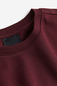 เสื้อฮู้ดผู้ชายผ้าฝ้ายหนานุ่มพิมพ์โลโก้ตามสั่ง ผ้าฝ้ายฟลีซ 100% ทรงโอเวอร์ไซส์ สีพื้น ย้อมสีแบบพัฟ บริการ OEM - Product Image 5