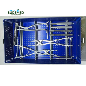 ชุดเครื่องมือผ่าตัดกระดูกสันหลังสแตนเลส SureMed Instruments รุ่น SMI-OI-OIS-070 กล่องอลูมิเนียม อุปกรณ์ศัลยกรรมกระดูก - Product Image 4