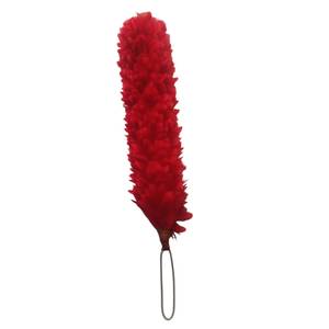 Pluma de Pluma de Pavo Roja Tradicional para Oficiales de Guardia de Coldstream, Aplicable en Verano, para Ciclismo y Fiestas, 100% Algodón - Product Image 1