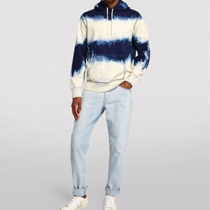 Sudadera con Capucha para Hombre, Manga Larga, 100% Algodón, Forro Polar, Cierre de Cremallera, Bolsillos, Cordón Ajustable, Diseño Tie-Dye Personalizado, Secado Rápido - Product Image 2