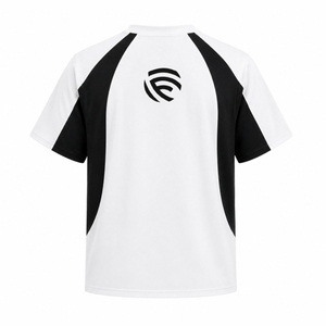 T-shirt Raglan à imprimé graphique surdimensionné pour homme |   T-shirt à col rond imprimé streetwear blanc et noir - Product Image 3