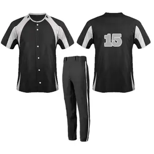 Nuovo modello di alta qualità su misura la tua maglietta da Baseball uniforme da Baseball mezza manica da Softball