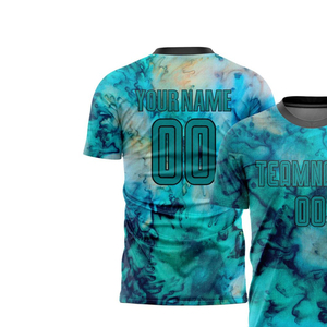 <b>Men</b>’s Soccer Team Jersey Custom Football Shirt Breathable Quick Dry Short Sleeve Sportswear for Training Matches Clubs - Product Image 2