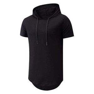 Sudadera con Capucha para Hombre, Deportiva, Casual, Bordada, Personalizable, Azul Sólido, Manga Corta, Cuello Redondo, Estilo Urbano, 100% Algodón - Product Image 2