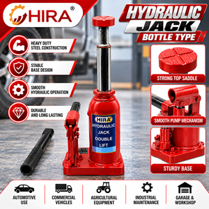 Cric hydraulique HIRA 51771-R type bouteille, capacité 3 tonnes - Product Image 1