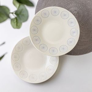 Moco 220 <b>Ceramic</b> Porcelain <b>Plate</b> Japandi Style - Product Image 1