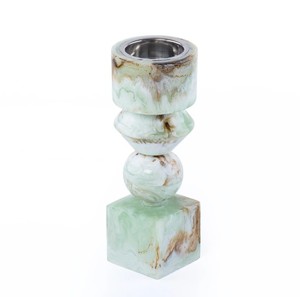 Quemador de incienso de resina de mármol verde de roble de lujo, Mabkhara, incienso árabe de Oud, decoración para el hogar, fragancia, arte religioso hecho a mano, estilo imperial - Product Image 3