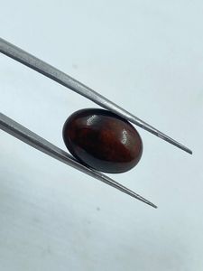 Opale de feu naturelle de couleur rouge de qualité supérieure, forme ovale pour la fabrication de bijoux, 4,90 carats, 11x15 mm - Product Image 2