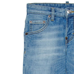 Pantalones Vaqueros de Mezclilla para Niños de Primera Calidad, Lavado Azul Clásico, Elásticos, Corte Ajustado, Diseño Duradero con Logotipo Personalizable 2026 - Product Image 2